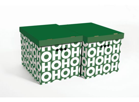 Pudło HOHO zielone XL 2 sztuki