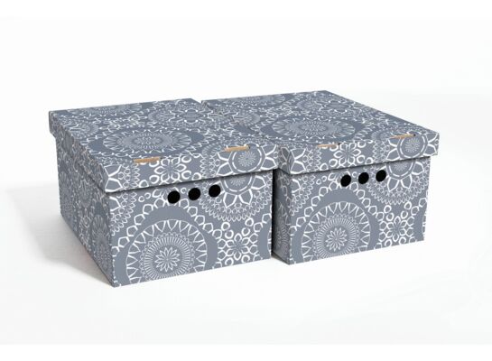 Pudło MAROKO szare A4 2 sztuki