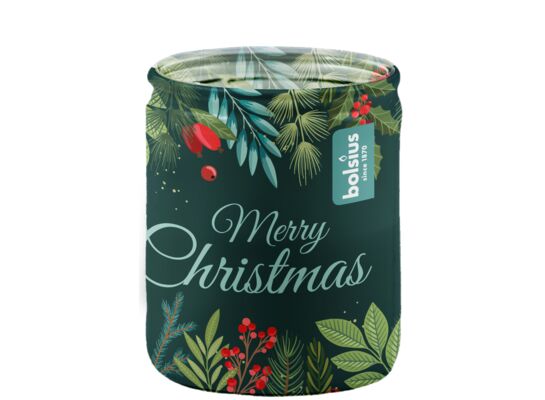 Świeca zapachowa w szkle sleeve z motywem 82/68 mm wanilia