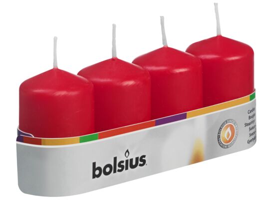 Zestaw świece pieńkowe adwentowe 4 szt. 60/40