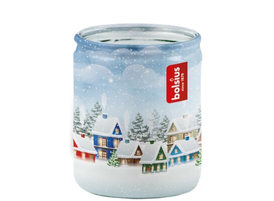 Świeca zapachowa w szkle sleeve z motywem 82/68 mm Amarena