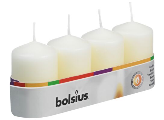 Zestaw świece pieńkowe adwentowe 4 szt. 60/40