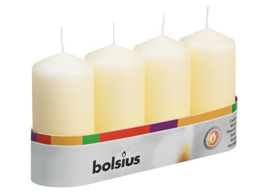 Zestaw świece pieńkowe adwentowe 4 szt. 100/48