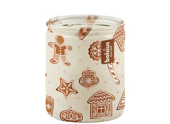 Świeca zapachowa w szkle sleeve z motywem 82/68 mm