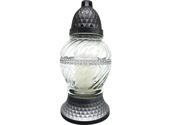 Znicz LA73CYR1 24 cm srebrny