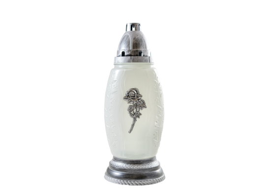 Znicz Z 484 34,5 cm srebrny