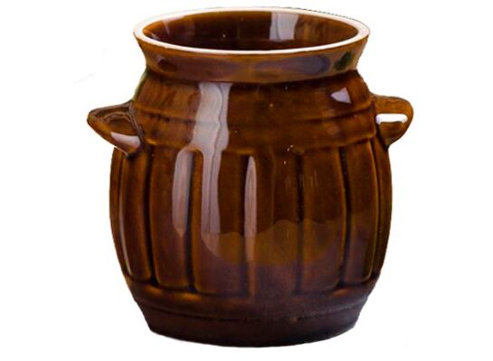 Beczka mała 1,2 l brązowa