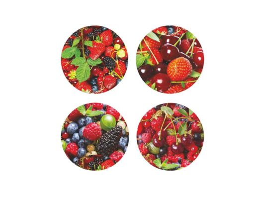 Komplet zakrętek ⌀66 4z owoce 10 sztuk