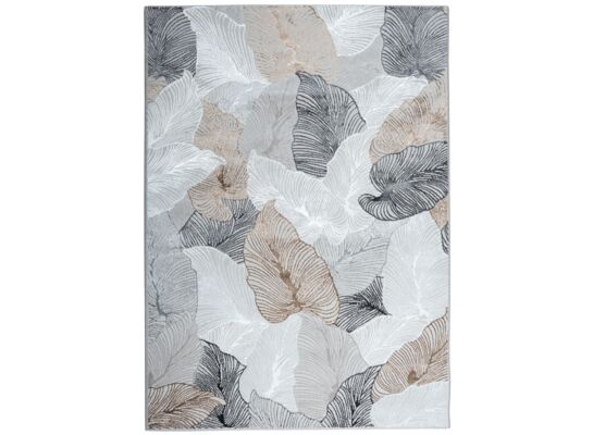 Dywan Creation 80 x 150 cm liście szaro-beżowy