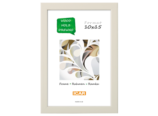 Ramka drewniana PINIA 04 PAK 10 x 15 cm beżowy