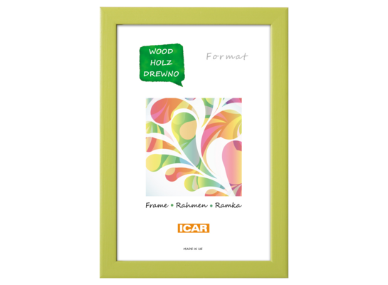 Ramka drewniana PINIA 14 PAK 30 x 40 cm zielony
