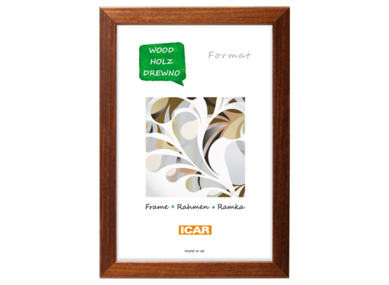 Ramka drewniana PINIA 3 PAK 21 x 30 cm brązowy