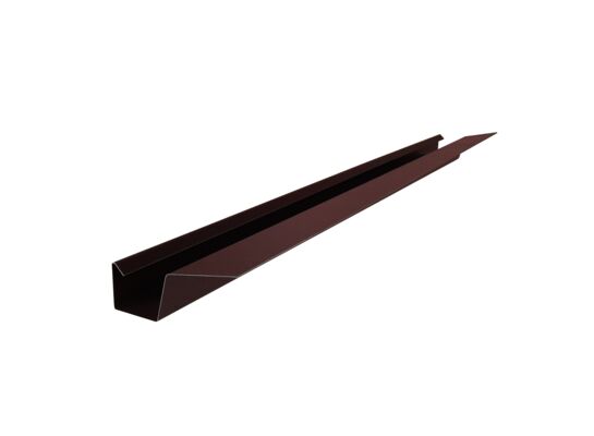 Rynna tarasowa prostokątna SMART 145 mm x 1 m brązowy