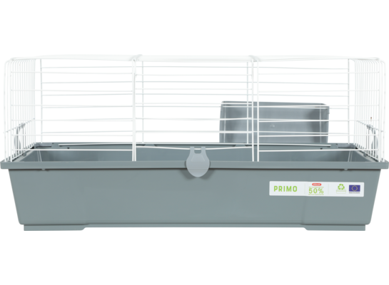 Klatka PRIMO 80 cm biały/szary ZOLUX