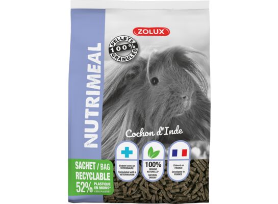 ZOLUX Granulat NUTRIMEAL 3 dla świnek morskich 800 g