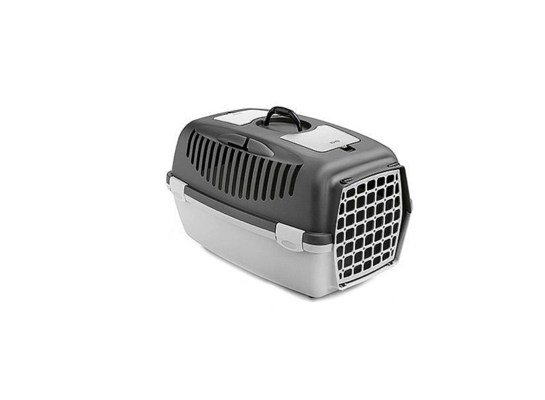 Transporter GULLIVER 3 z plastikowymi drzwiczkami jasnoszary/ciemnoszary (422113) ZOLUX