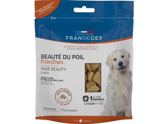 Przysmak dla psa - piękna sierść 75 g FRANCODEX