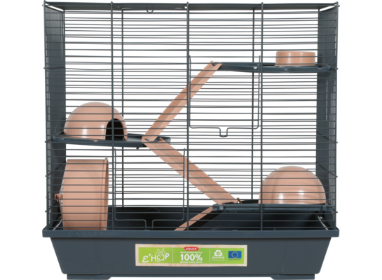 Klatka EHOP dla chomika 50 cm potrójna różowy Zolux