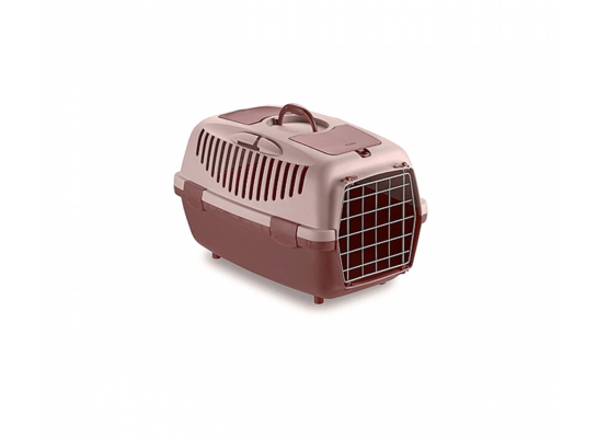 Transporter GULLIVER 2 z metalowymi drzwiczkami różowobrązowy ZOLUX