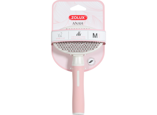 Miękka szczotka Anah z wysuwanymi igłami dla kotów średnia ZOLUX