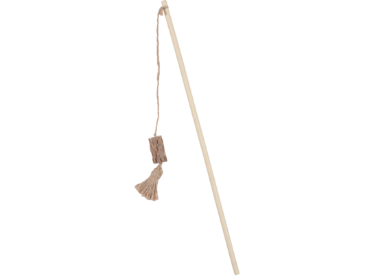 Zabawka dla kota ETHICAT wędka pompon z matatabi ZOLUX