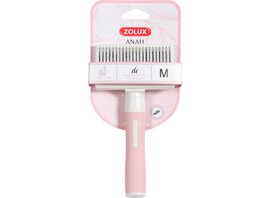 Szczotka Anah z wysuwanymi igłami dla kotów średnia ZOLUX