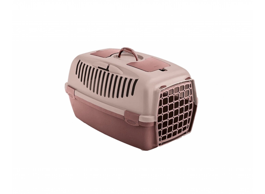 Transporter GULLIVER 2 z plastikowymi drzwiczkami różowobrązowy (422093ROS) ZOLUX
