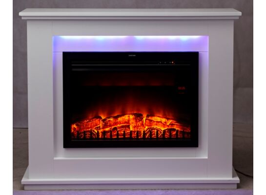 Kominek elektryczny Cloe 2000 W biały