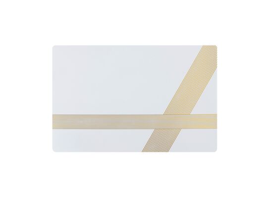 Mata stołowa modern art 28 x 43 cm jasna