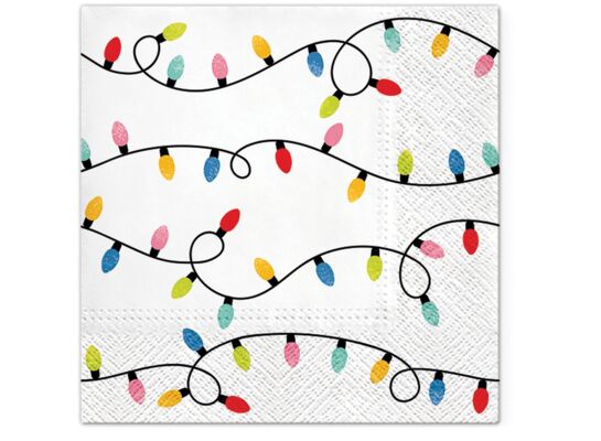 Komplet serwetek 33 x 33 cm Boże Narodzenie TL232800 20 sztuk