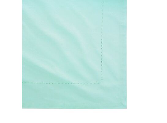 Obrus 110 x 160 cm mint wykończenie ażurowe