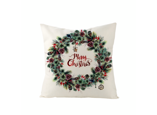 Poduszka świąteczna wiązanka 45 x 45 cm