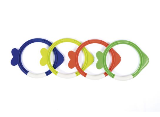 Zestaw kółek do nurkowania 20 x 1,5 x 15 cm mix