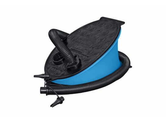 Pompka nożna 28 x 19 cm czarno-niebieska