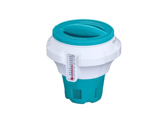 Pływający dyspenser 17,5 cm z uchwytem i termometrem