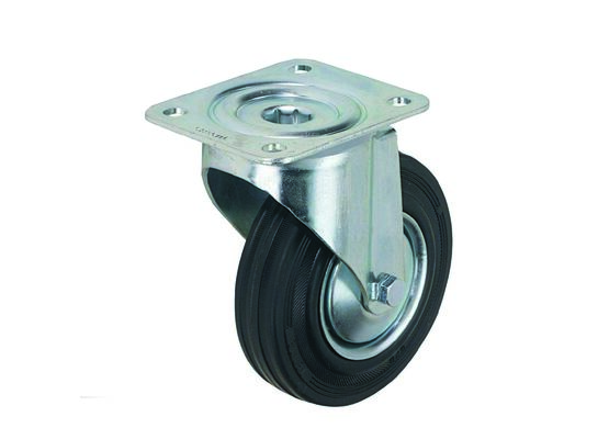 Zestaw jezdny z kołem Ø80 mm / 80 kg płyta obrotowa ANDPOL