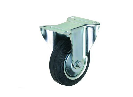 Zestaw jezdny z kołem Ø80 mm / 80 kg płyta stała ANDPOL