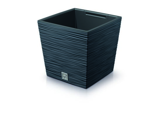 Doniczka FURU SQUARE LOW antracytowy 24 x 24 x 23,5 cm