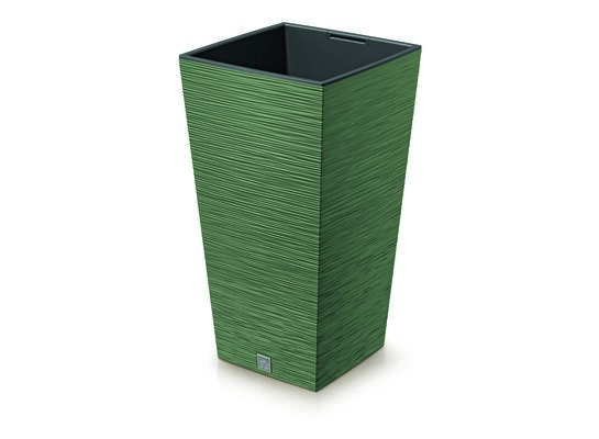 Doniczka FURU SQUARE ziemisty zielony 39,5 x 39,5 x 75,5 cm