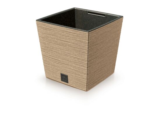 Doniczka FURU SQUARE LOW ECO WOOD 29,5 x 29,5 x 29 cm naturo ECO