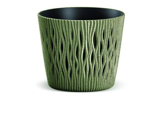 Doniczka SANDY ROUND 18,9 cm zielony ECO