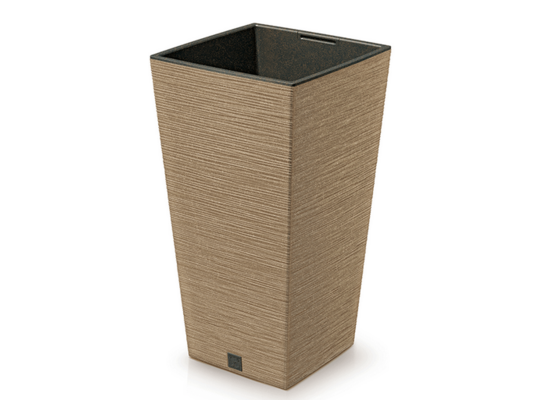 Doniczka FURU SQUARE ECO WOOD 39,5 x 39,5 x 75,5 cm naturo ECO