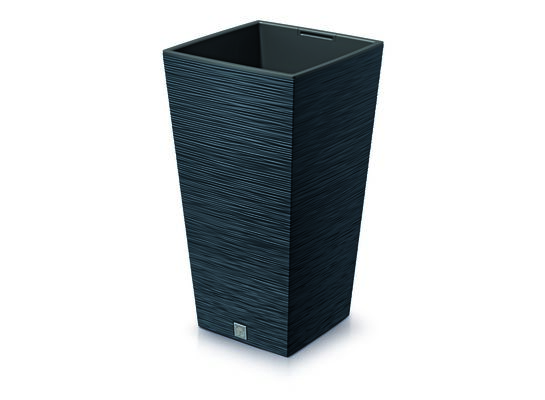 Doniczka FURU SQUARE antracytowy 39,5 x 39,5 x 75,5 cm