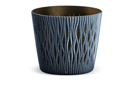 Doniczka SANDY ROUND 22,5 cm antracytowy ECO