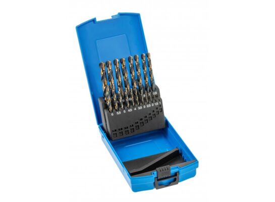 Zestaw wierteł do metalu 19 części HOGERT