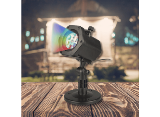 Projektor ogrodowy laserowy świąteczny multikolor LTC