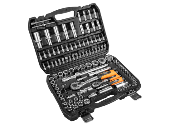 Zestaw kluczy 108 elementów 1/2" 1/4" Neo