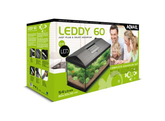 Zestaw akwariowy Leddy PAP 60 czarny Aquael