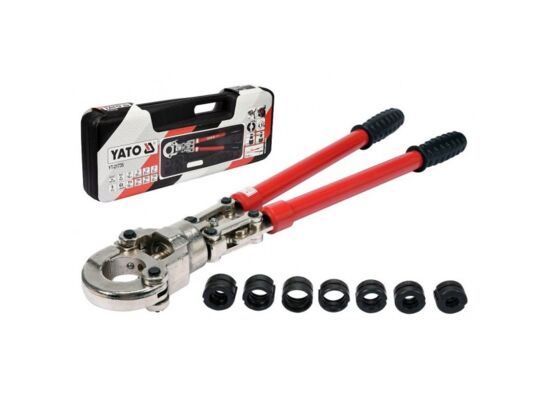 Praska do zaciskania złączek PEX teleskopowa 360˚ YATO