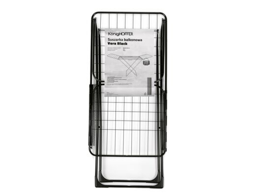 Suszarka balkonowa Vera 180 x 55 x 102 cm KönigHOFFER + koszyk na klamerki